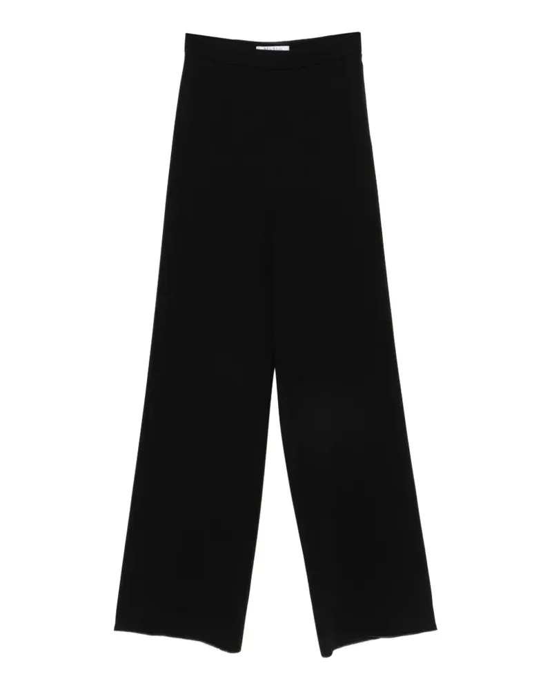 Max Mara zip-fastening palazzo pants - Schwarz Schwarz