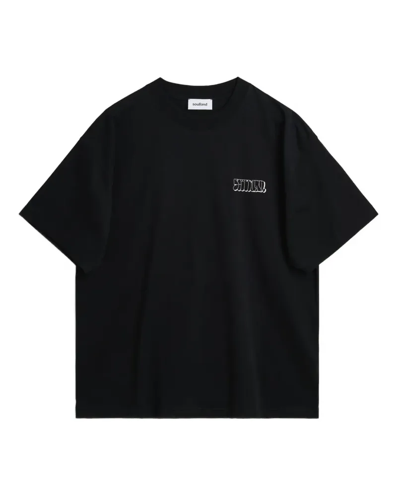 Soulland KAI T-shirt - Schwarz Schwarz
