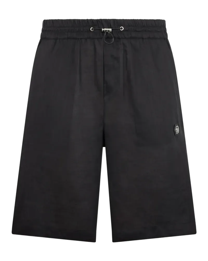 Philipp Plein Shorts mit Kordelzug - Schwarz Schwarz