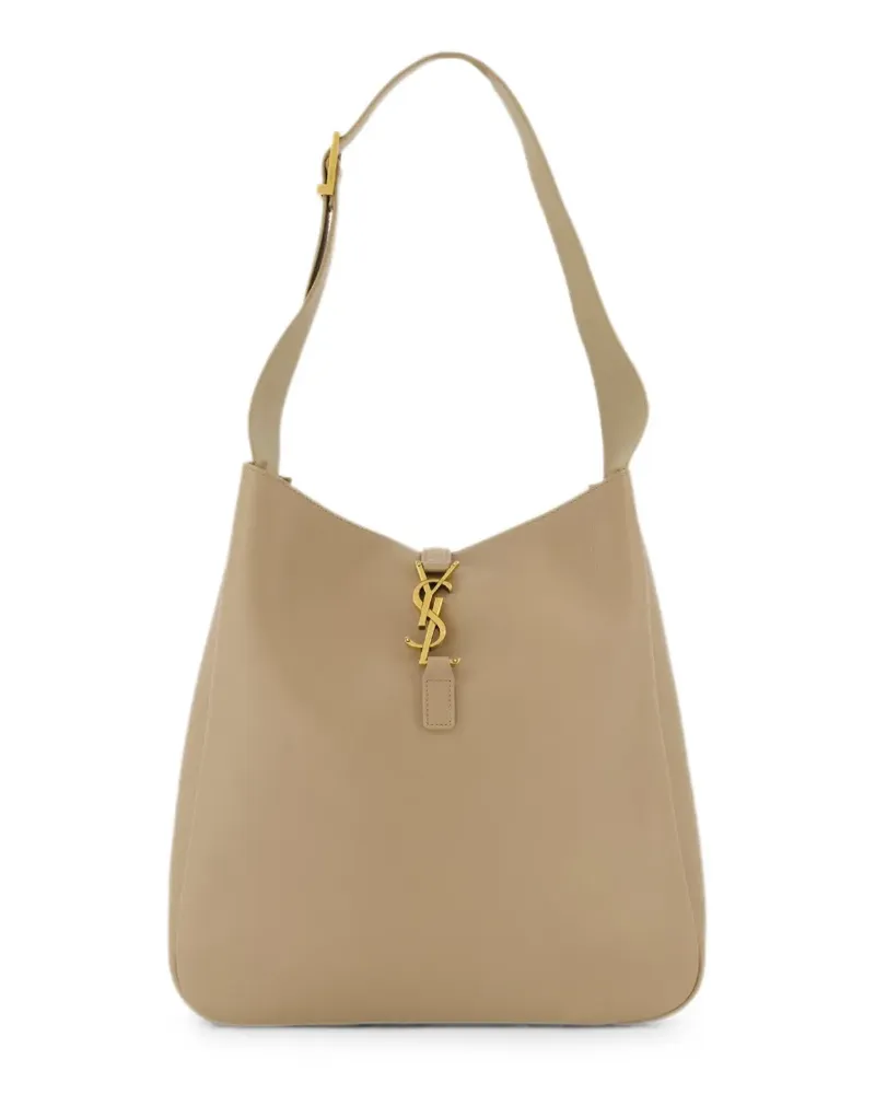Saint Laurent large Le 5 à 7 leather shoulder bag - Nude Nude