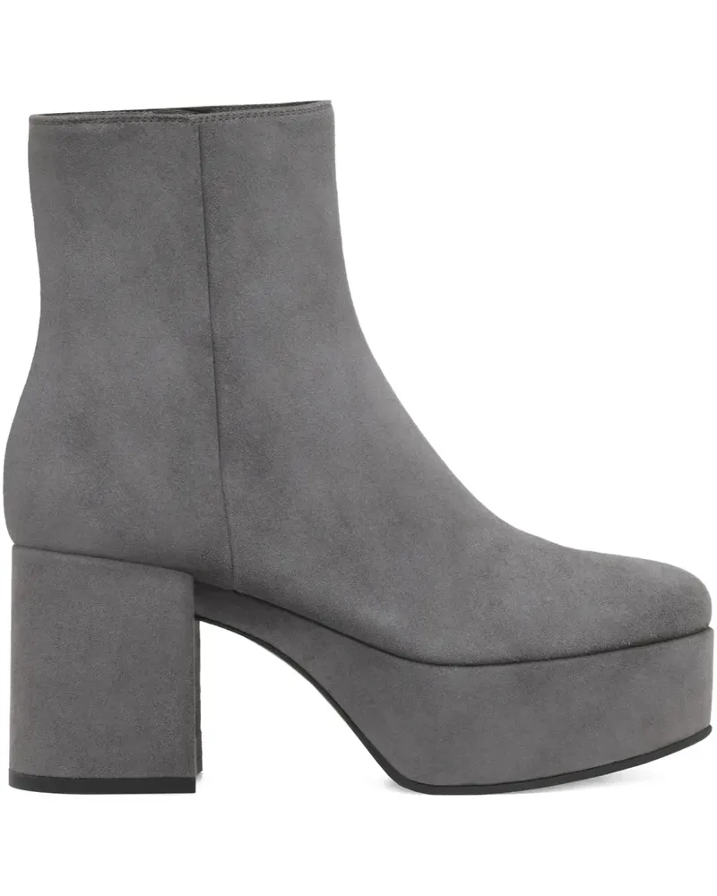 Gianvito Rossi Sally Stiefel mit Plateau - Grau Grau