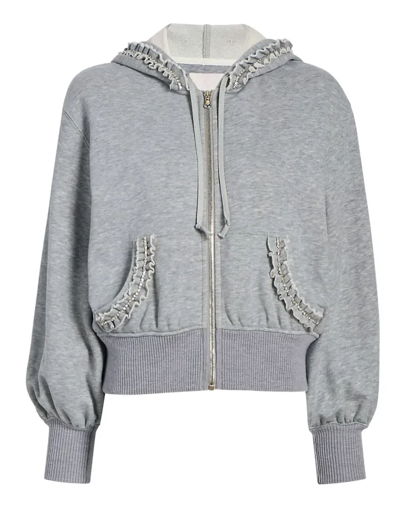 Cinq à Sept Maddie zip-up sweater - Grau Grau