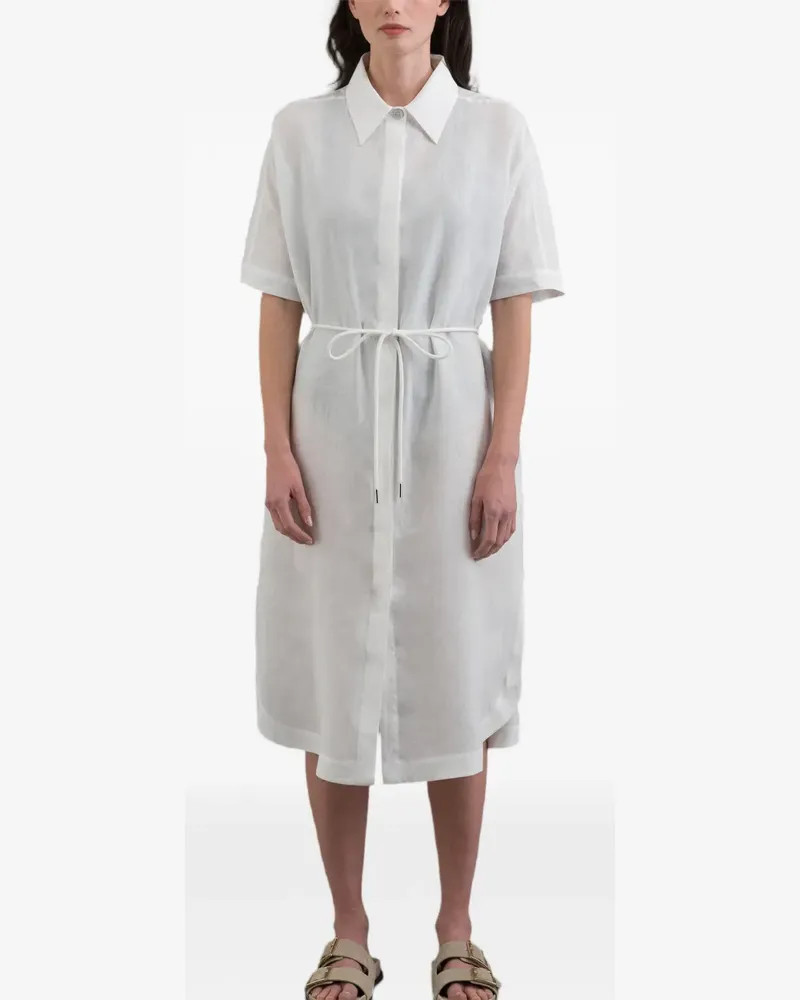 MOORER LINAI-GLX midi dress - Weiß Weiß