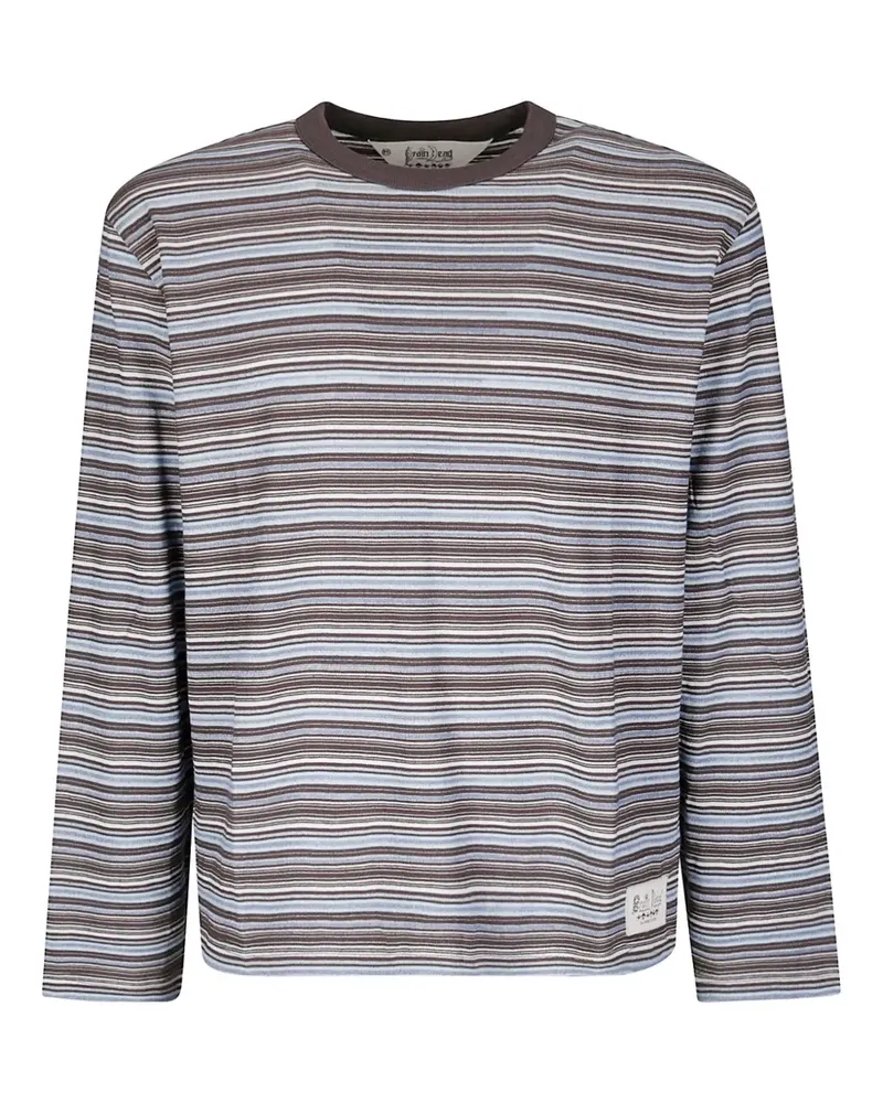 Brain Dead Romy stripe-pattern long-sleeve top - Braun Braun