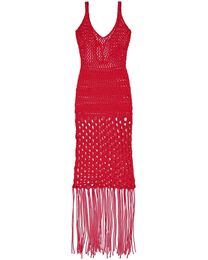 Laneus Gehäkeltes Kleid - Rot Rot