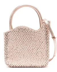 Le Silla Gilda Mini-Tasche mit Strassverzierung Rosa