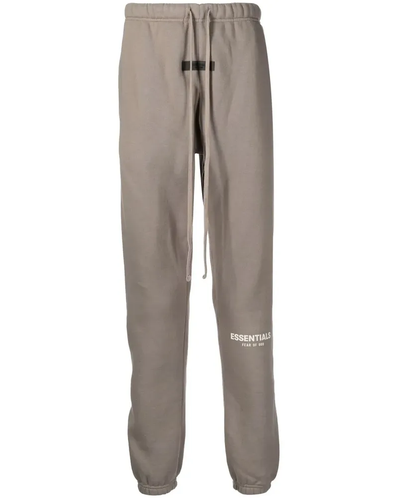 Fear of God Jogginghose mit Logo-Print - Braun Braun