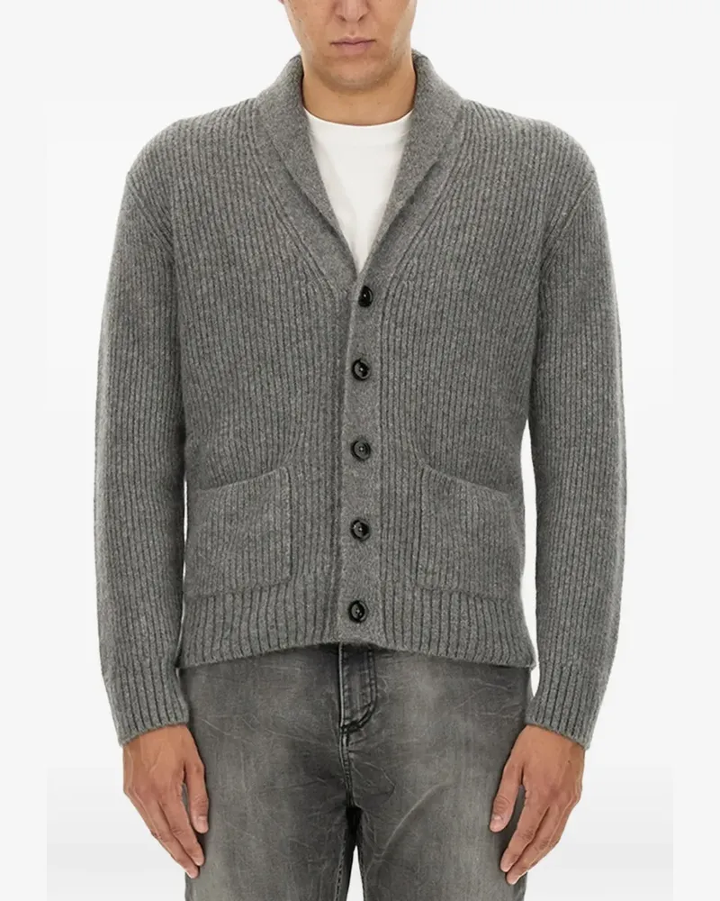 Tom Ford Cardigan mit Schalkragen - Grau Grau