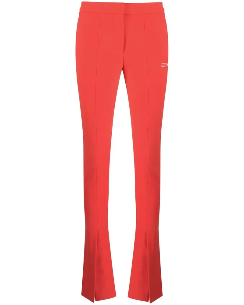 OFF-WHITE Ausgestellte Hose - Rot Rot