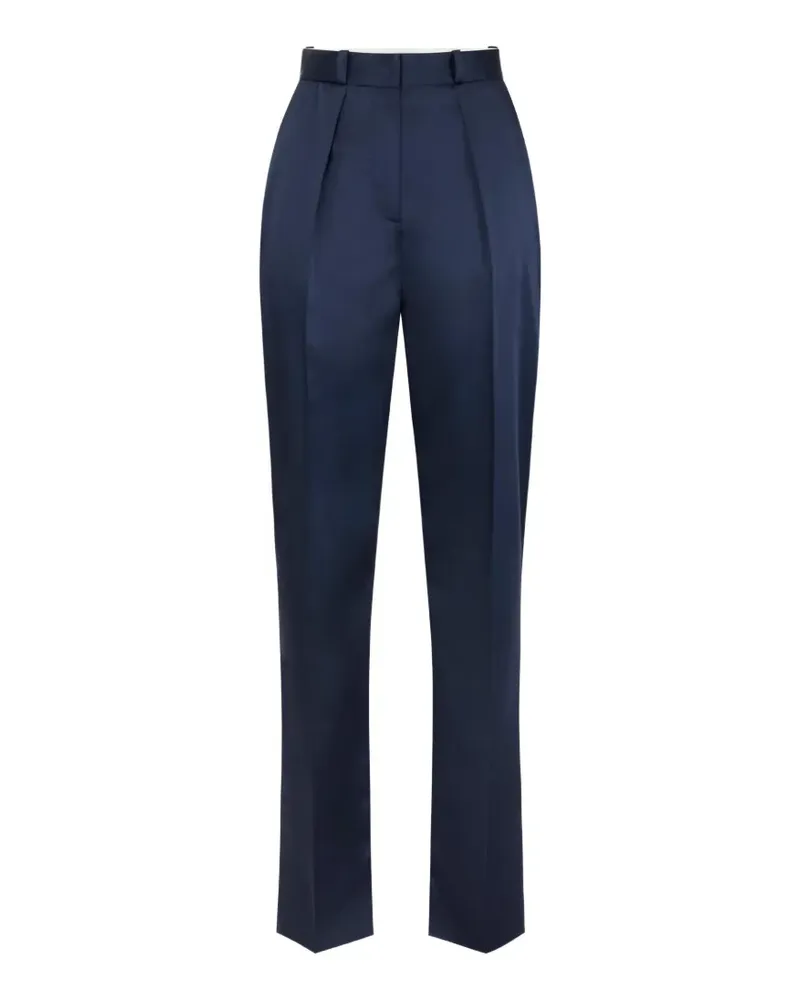 Elisabetta Franchi stretch satin trousers - Blau Blau