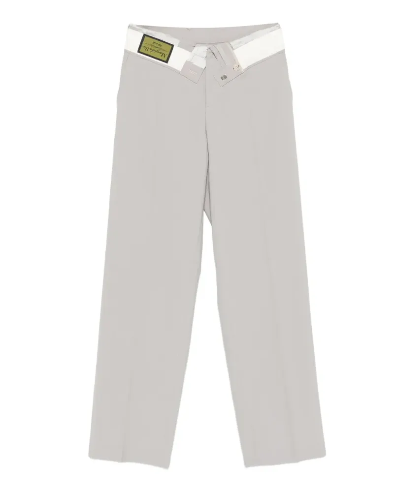 Maison Margiela Hose mit asymmetrischem Bund - Grau Grau