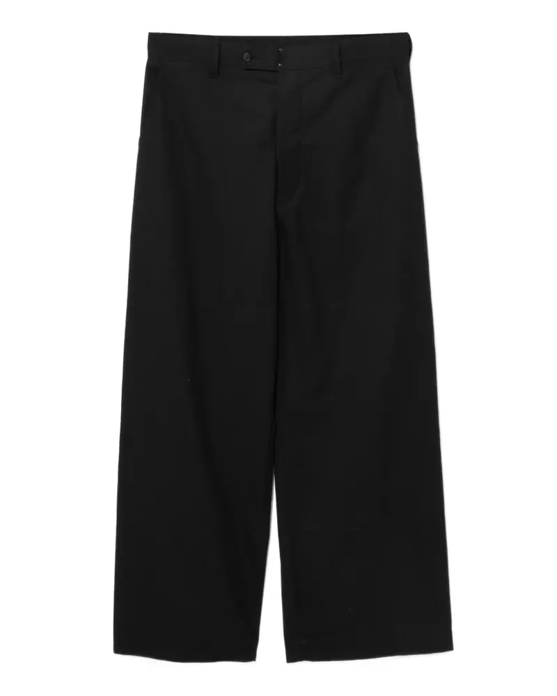 Comme des Garçons Hose mit weitem Bein - Schwarz Schwarz