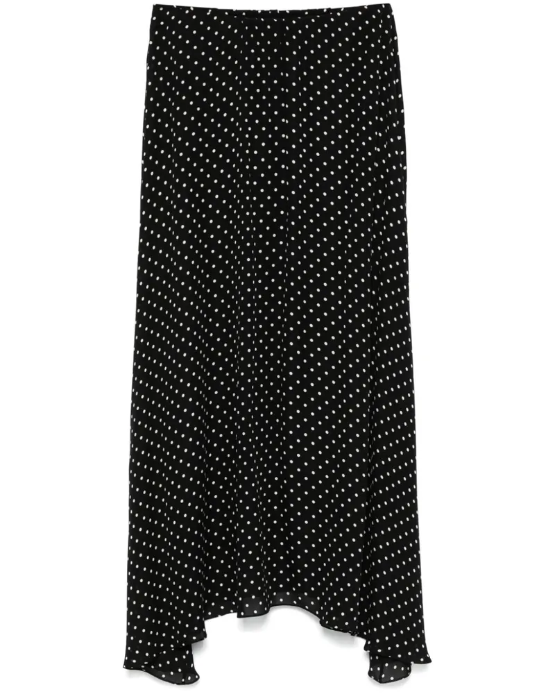 WARDROBE.NYC ausgestellter Rock - Schwarz Schwarz