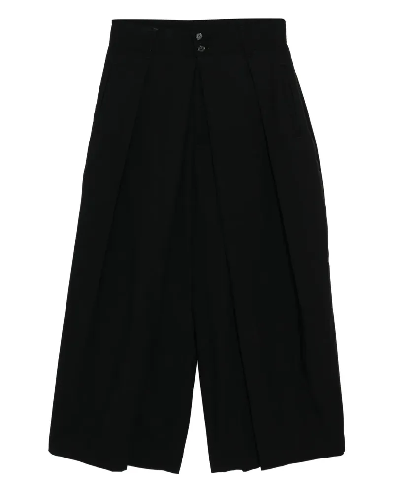 SONGZIO Hose mit weitem Bein - Schwarz Schwarz