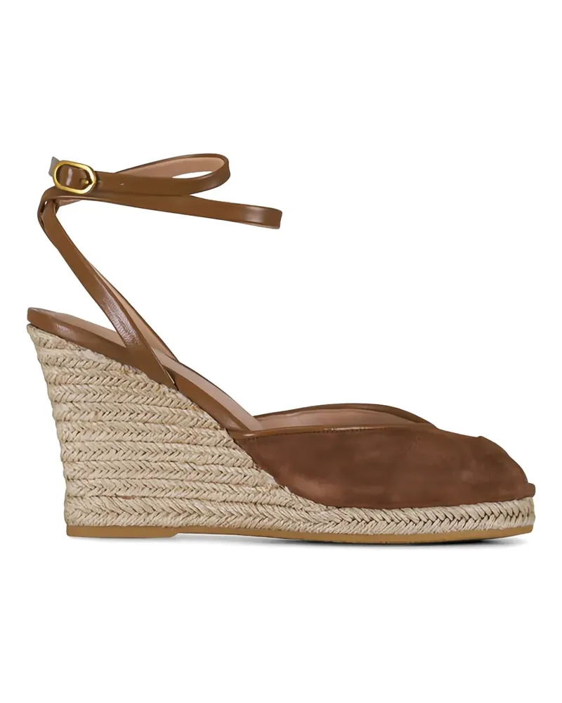 Veronica Beard Pasina suede wedge espadrilles - Braun Braun