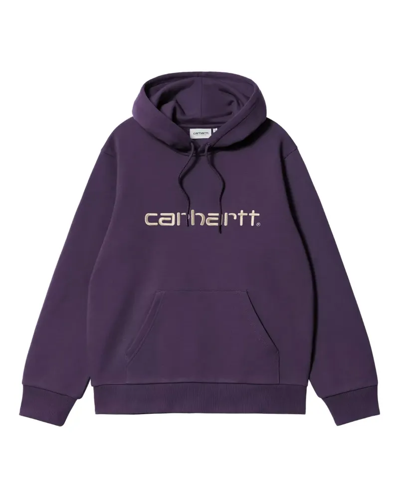 Carhartt WIP Hoodie mit Logo-Stickerei - Violett Violett