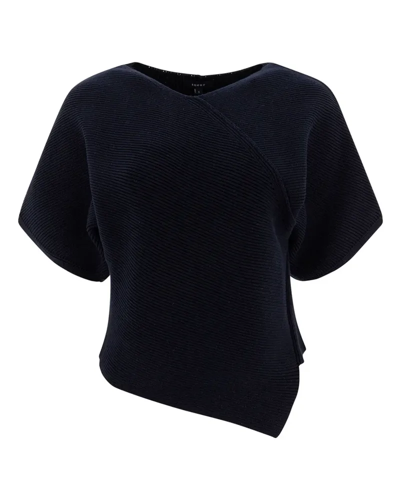 Soeur Asymmetrischer Pullover - Blau Blau