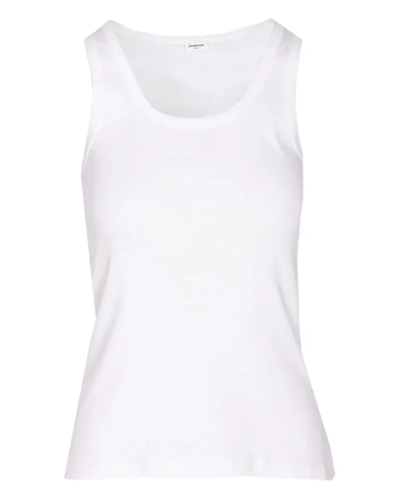 Saint Laurent Klassisches Trägershirt - Weiß Weiß