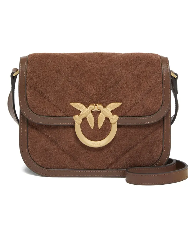 Pinko Gesteppte Mini-Tasche - Braun Braun