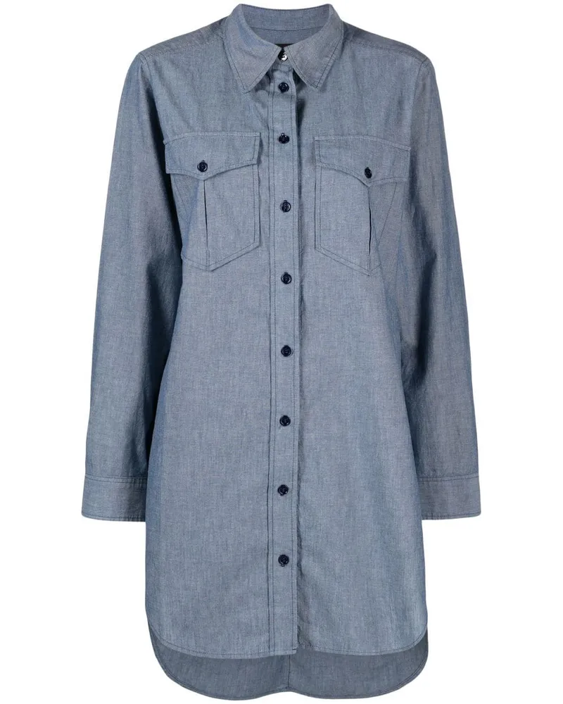 Isabel Marant Bridget Hemdkleid - Blau Blau
