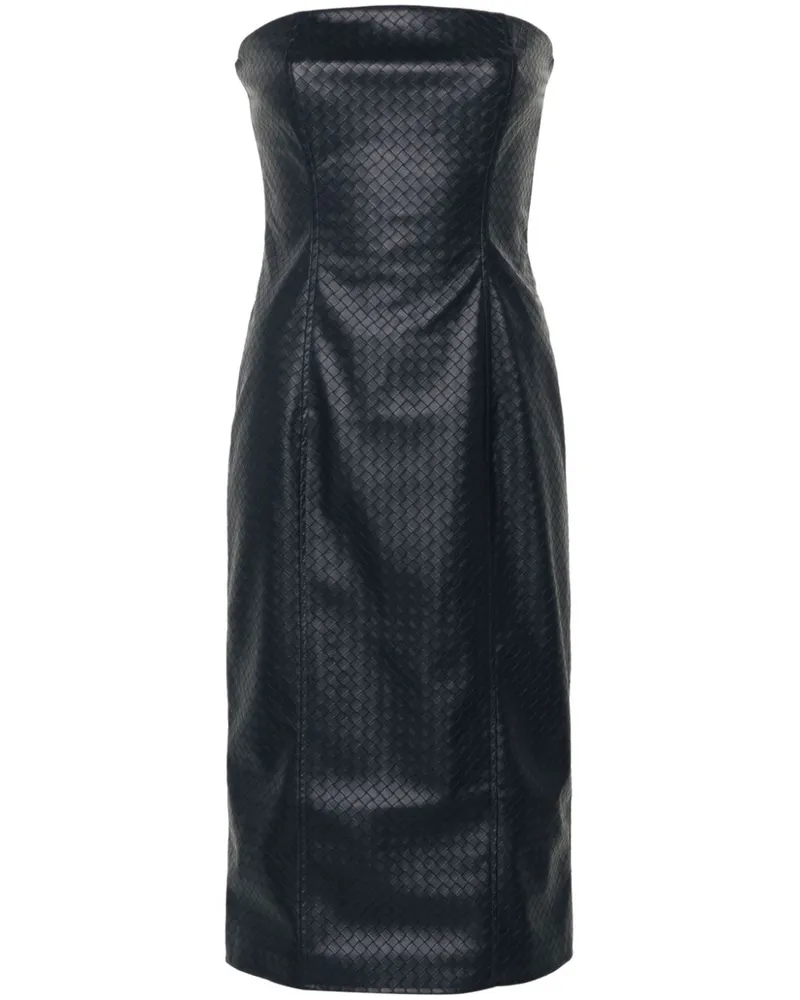 ROTATE Birger Christensen Geflochtenes Midikleid - Blau Blau