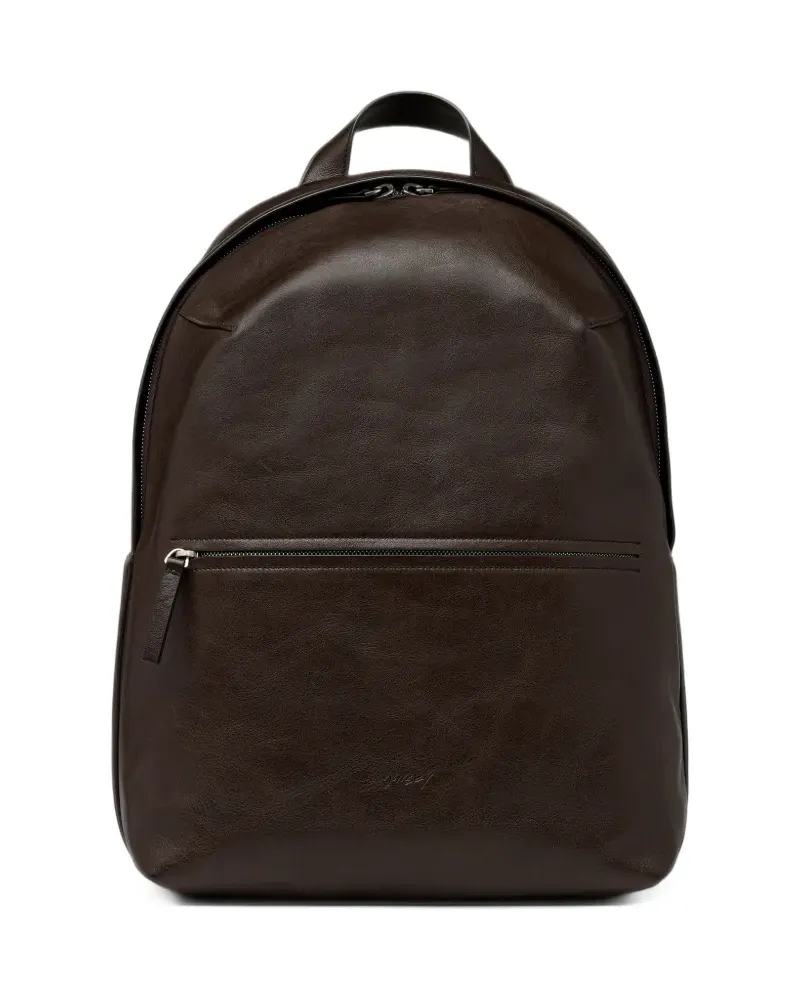 Marsèll Guscio Rucksack aus gekörntem Leder - Braun Braun
