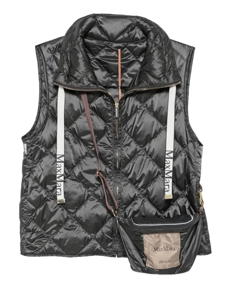 Max Mara The Cube Steppweste - Grau Grau