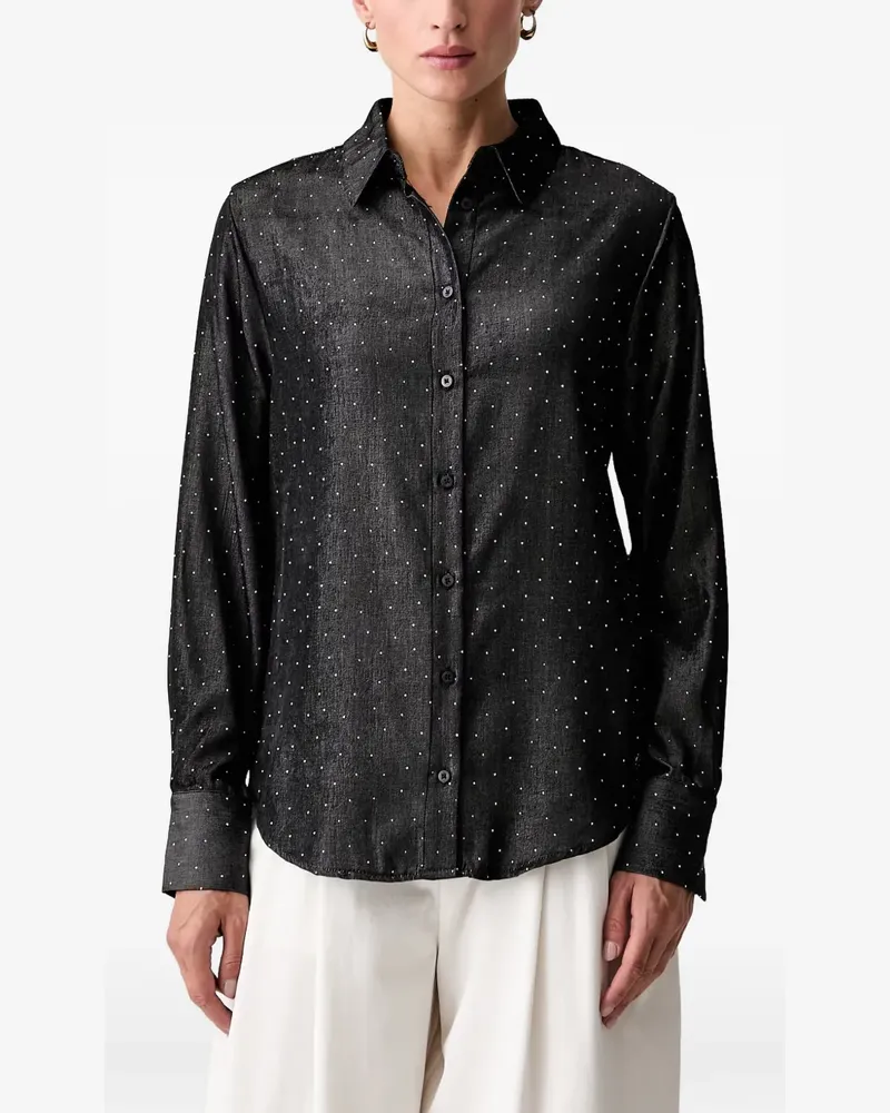 Guess Hemd mit Nieten - Schwarz Schwarz