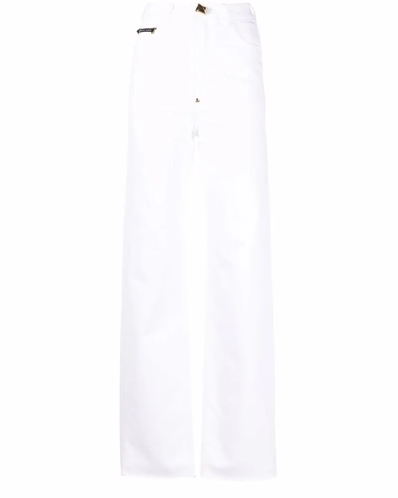 Philipp Plein Jeans mit geradem Bein - Weiß Weiß