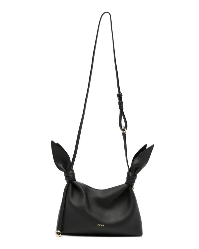 Loewe Paseo Umhängetasche aus Leder - Schwarz Schwarz