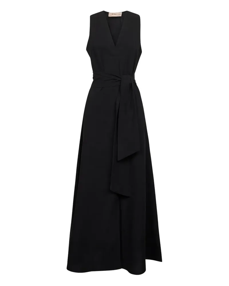 Blanca Klassisches Midikleid - Schwarz Schwarz
