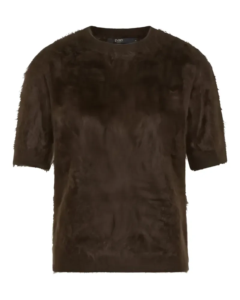 Seventy cashmere short-sleeve sweater - Braun Braun