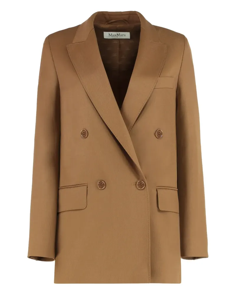 Max Mara double-breasted wool blazer - Braun Braun