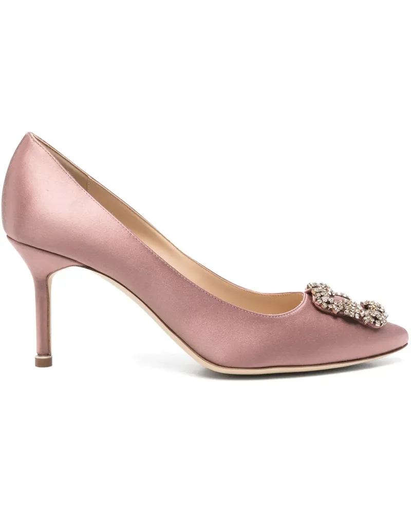 Manolo Blahnik Hangisi Pumps 70mm - Rosa Rosa