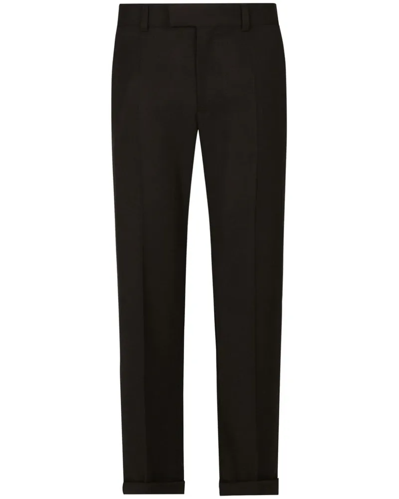 Dolce & Gabbana Hose mit geradem Bein - Schwarz Schwarz