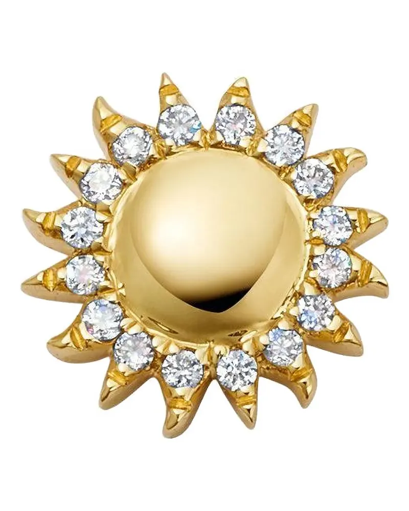 Loquet Sunshine diamond locket charm - Gold Gold