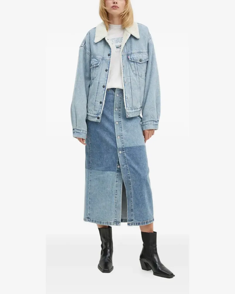 Levi's 90 Sherpa collar flap-pockets jacket - Blau Blau