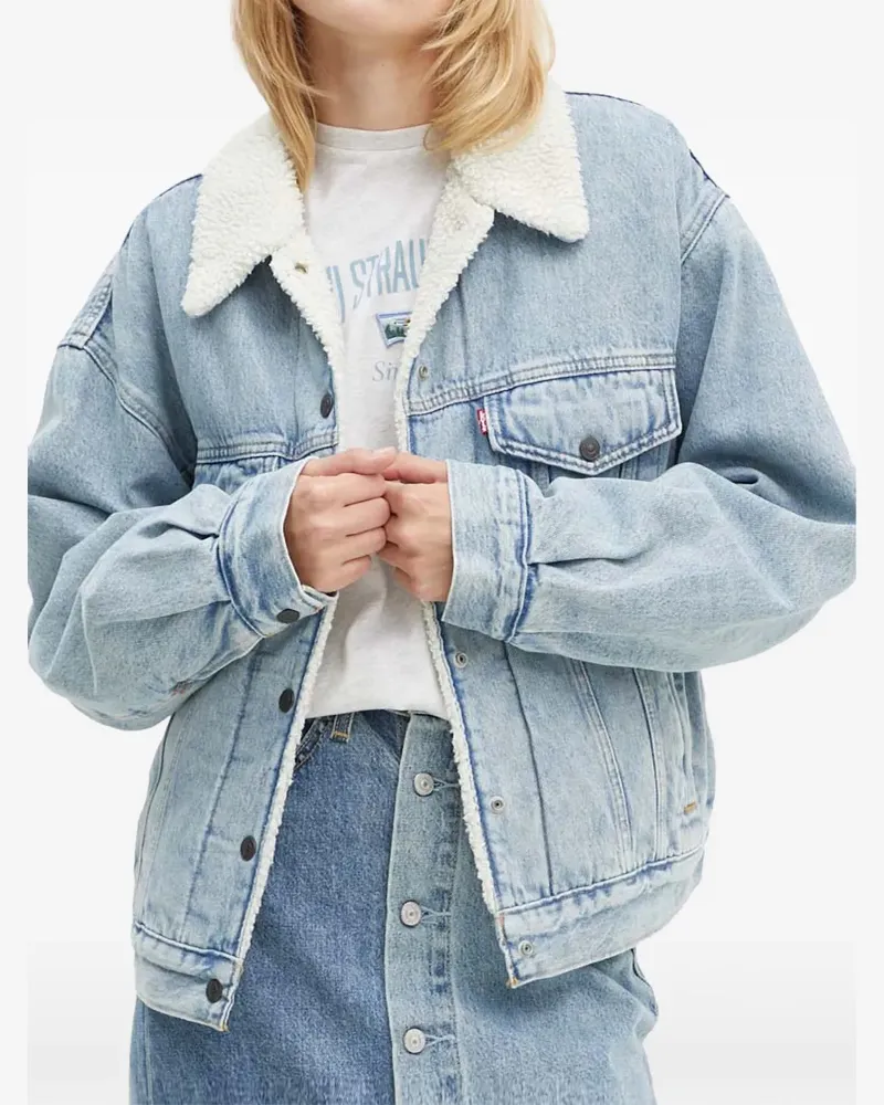 Levi's 90 Sherpa collar flap-pockets jacket - Blau Blau