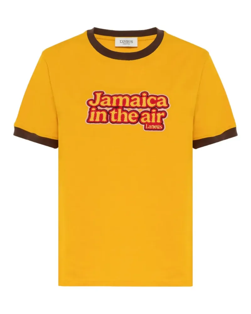 Laneus Gemusterter Cardigan mit Gürtel - Nude Nude