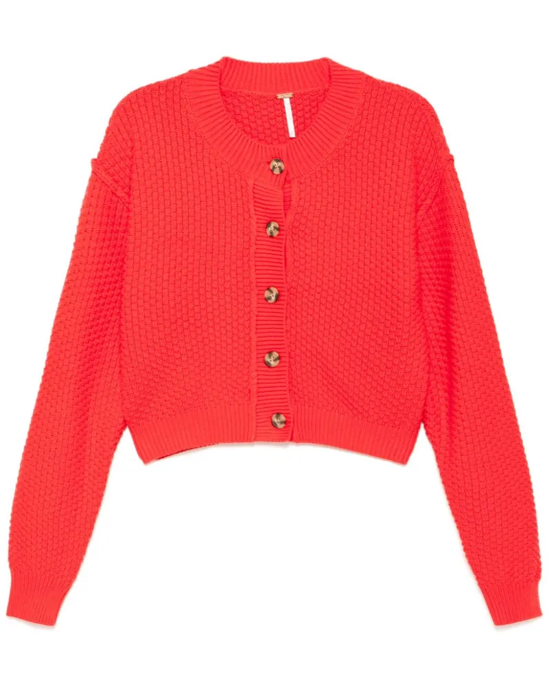Free People Lila Cardigan - Rot Rot
