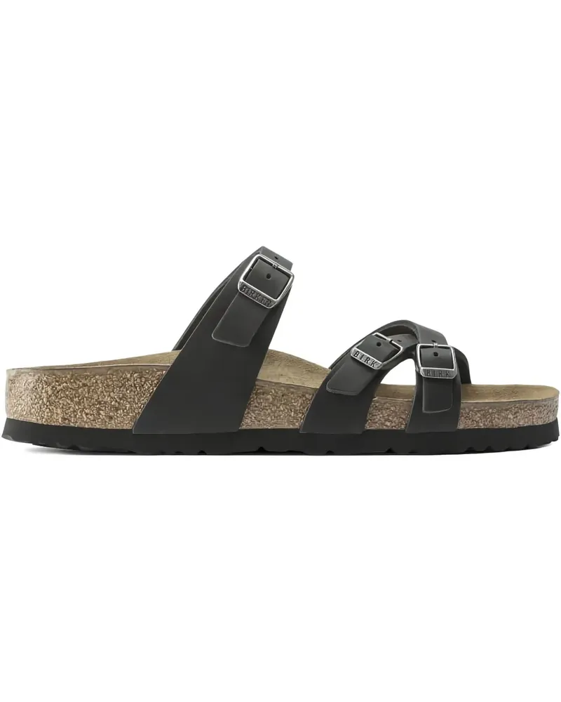 Birkenstock Franca Sandalen mit Schnalle - Schwarz Schwarz