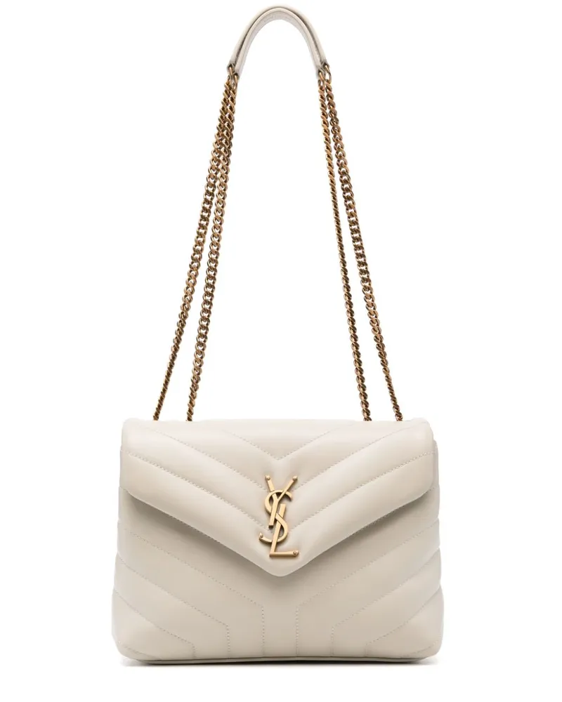 Saint Laurent Kleine Loulou Schultertasche - Nude Nude