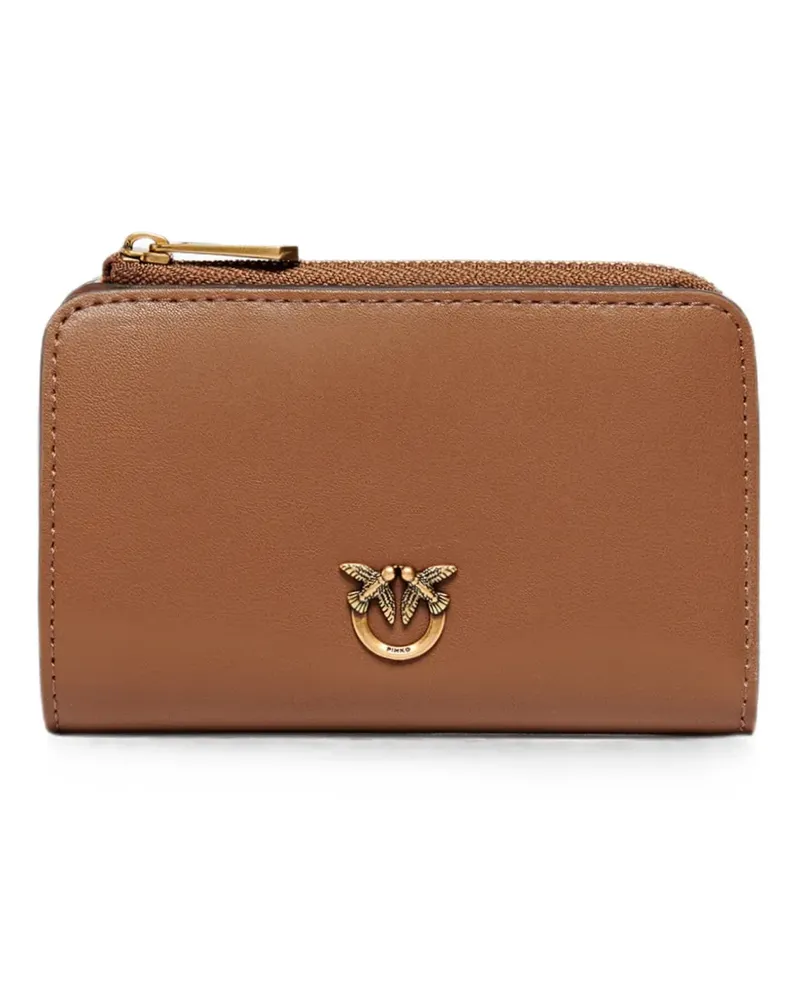 Pinko Love Birds Portemonnaie - Braun Braun