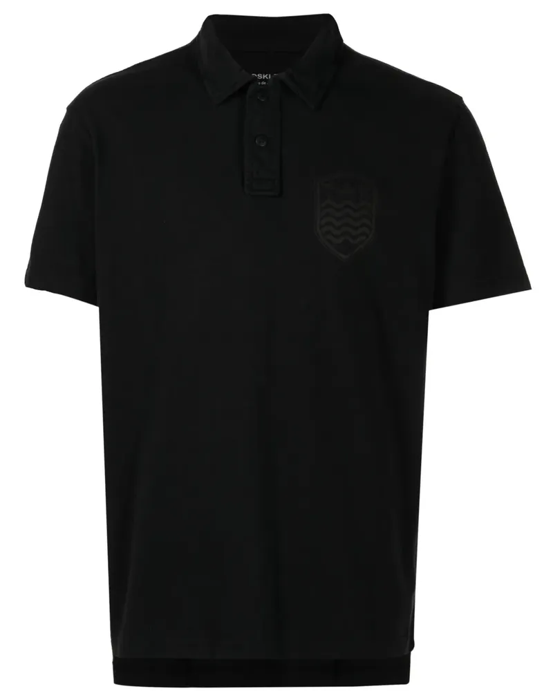 Osklen Poloshirt mit kurzen Ärmeln - Schwarz Schwarz