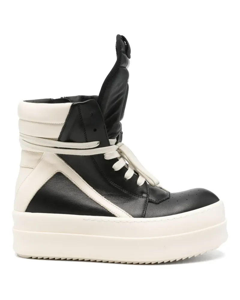 Rick Owens Geobasket leather sneakers - Schwarz Schwarz