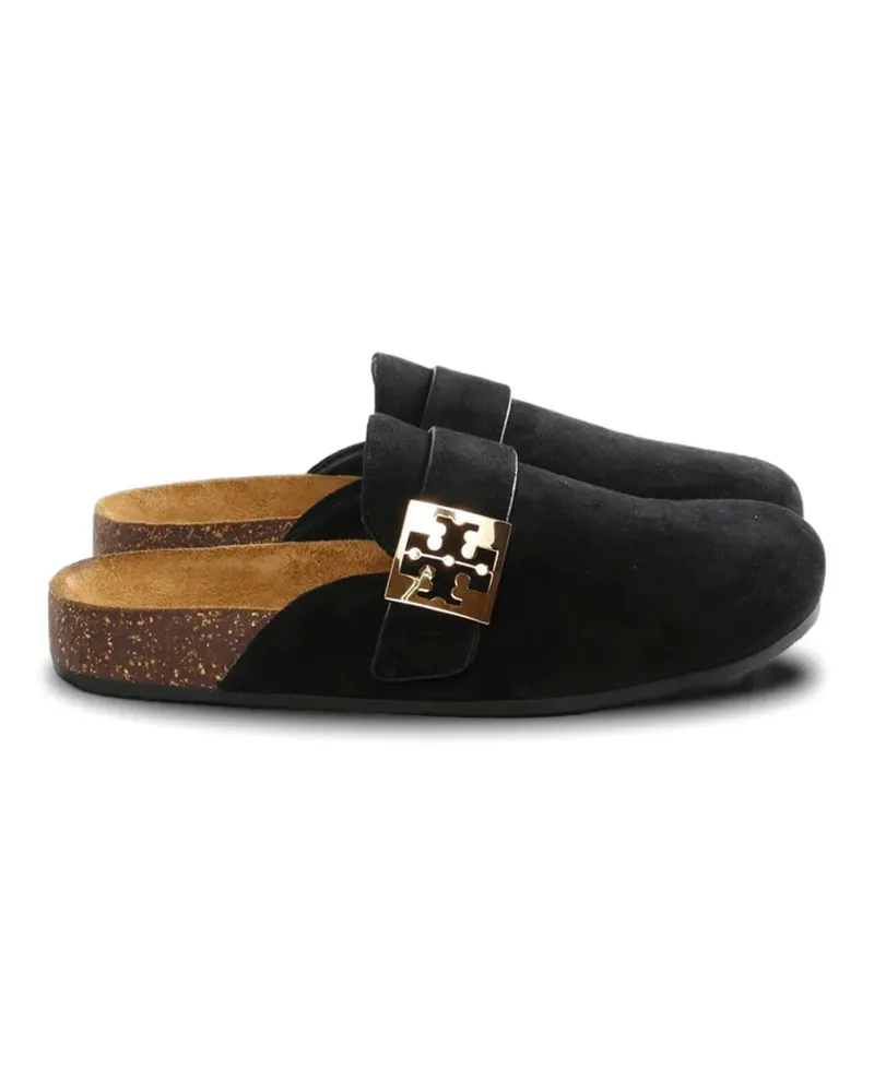 Tory Burch Mellow T-Monogram buckle-fastening flat mules - Schwarz Schwarz
