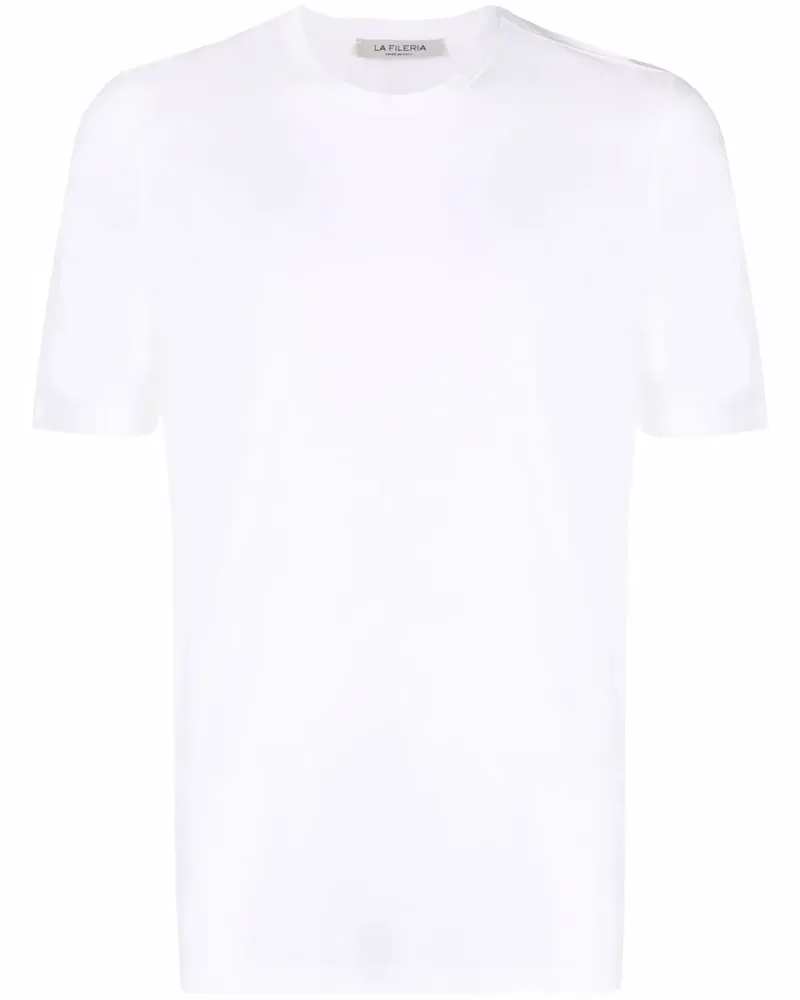 La Fileria Klassisches T-Shirt - Weiß Weiß