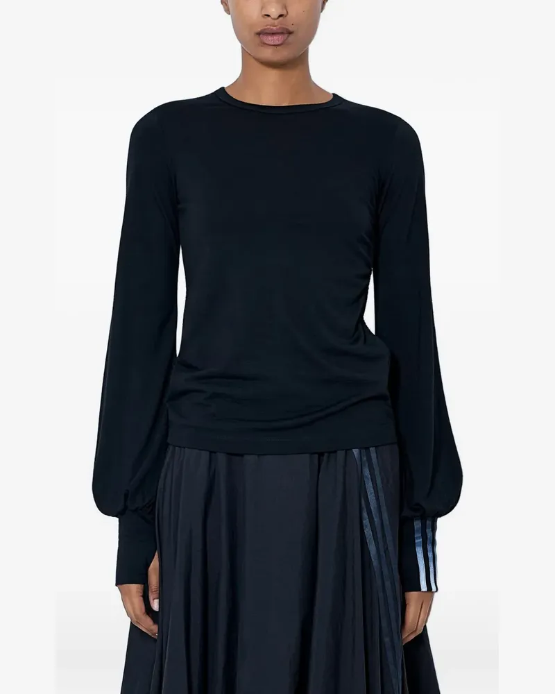 Y-3 Langarmshirt mit Puffärmeln - Schwarz Schwarz