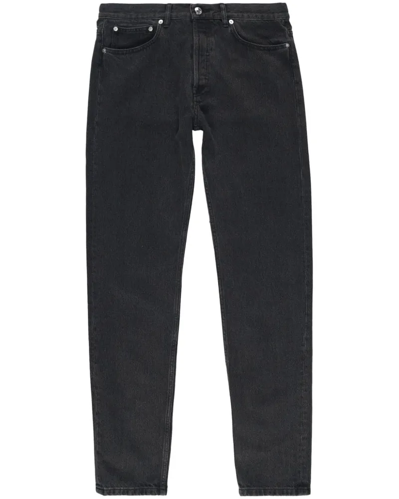 A.P.C. Petit New Standard Slim-Fit-Jeans Schwarz