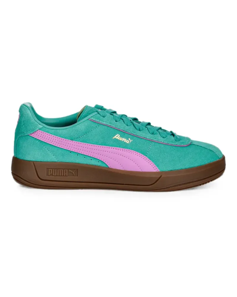 Puma Club Klassika Sneakers mit Einsätzen - Grün Grün